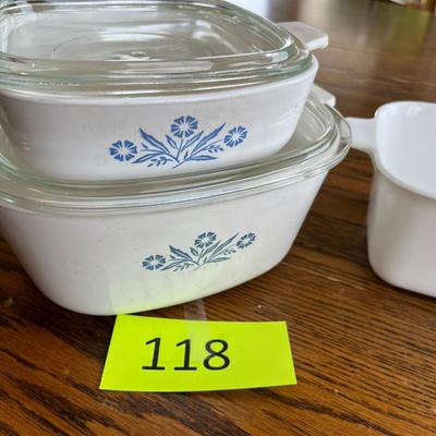 Corningware Lot of 3 Bakers