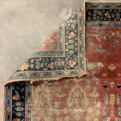 1436 Antique Oriental Hand knotted Runner