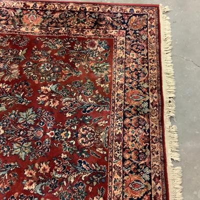 1437 Vintage Oriental Sarouk Karastan Rug
