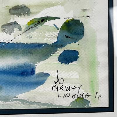 1377 Signed Original Watercolor by Jo Birdsey Lindberg