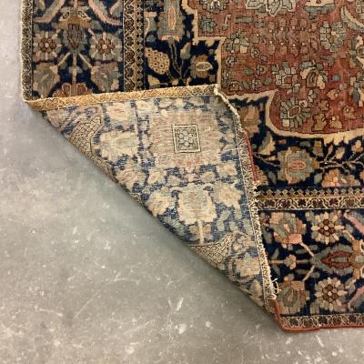 1438 Antique Oriental Handknotted Rug