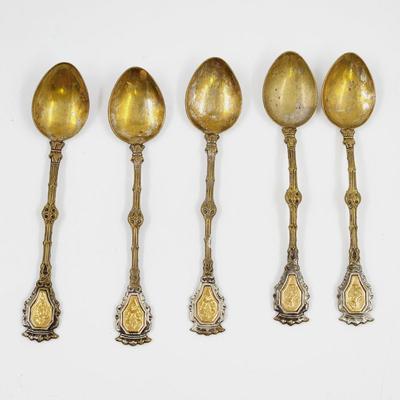 OLD  LION SYMBOL SMALL COLLECTOR SPOONS