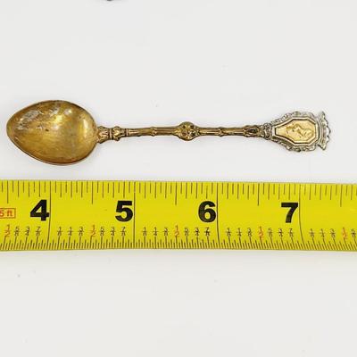 OLD  LION SYMBOL SMALL COLLECTOR SPOONS