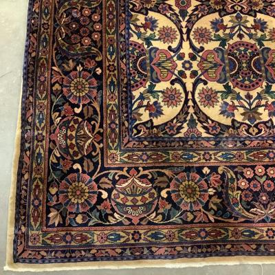 1438 Antique Oriental Wool Handknotted Persian Rug 15' x 8'6"
