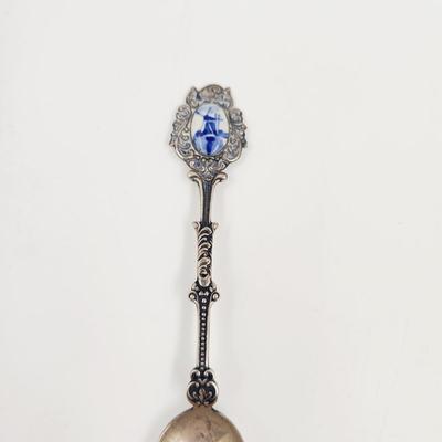 DELFT HOLLAND SILVER SOUVENIR SPOON