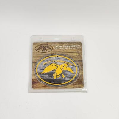 NEW DUCK COMMANDER ART GLASS ORNAMENT