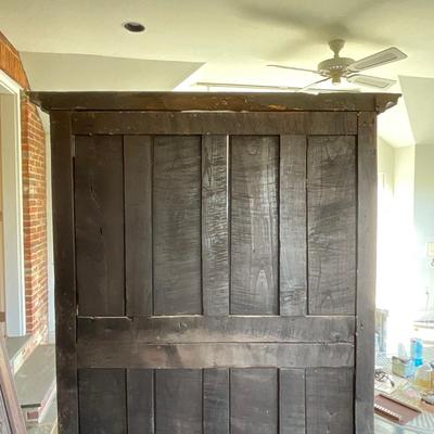 1440 Antique French Country Armoire Cabinet