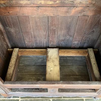 1440 Antique French Country Armoire Cabinet