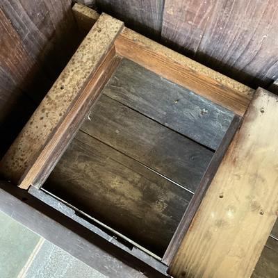 1440 Antique French Country Armoire Cabinet