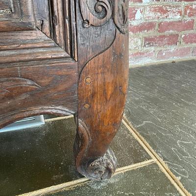 1440 Antique French Country Armoire Cabinet