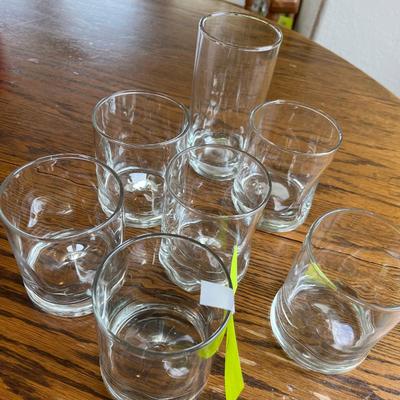Lot of Pinched Tumblers