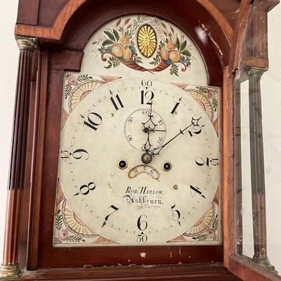 1441 Antique Tall Case Clock Ron Harlow Ashbourn Derbyshire Grandfather Clock