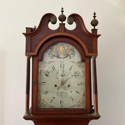 1441 Antique Tall Case Clock Ron Harlow Ashbourn Derbyshire Grandfather Clock