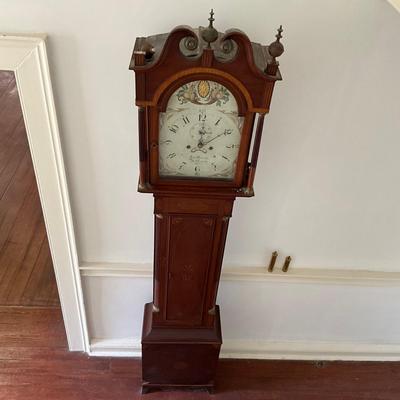 1441 Antique Tall Case Clock Ron Harlow Ashbourn Derbyshire Grandfather Clock