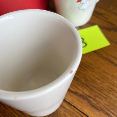 Williams Sonoma Snowman Mugs