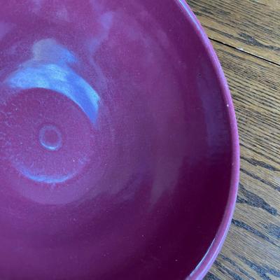 Vintage Red #4 Mixing bowl