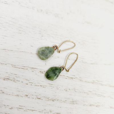 TURQUOISE & GOLD HANGING EARRINGS