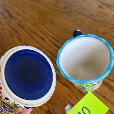 Pair of Floral Mugs