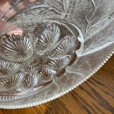 Indiana Glass Deviled Egg/ Relish Tray
