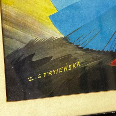 1431 Pair of Colored Prints by Zofia Stryjenska (1891-1976) Poland