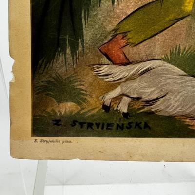 1431 Pair of Colored Prints by Zofia Stryjenska (1891-1976) Poland