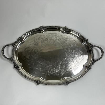 1432 Antique Victorian Silver Plate Tea Set of 6