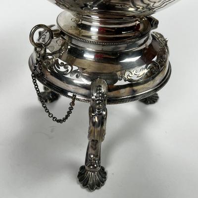 1432 Antique Victorian Silver Plate Tea Set of 6