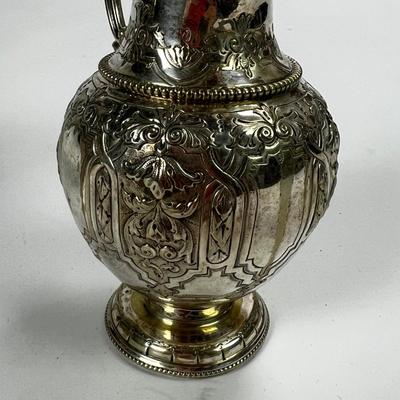 1432 Antique Victorian Silver Plate Tea Set of 6