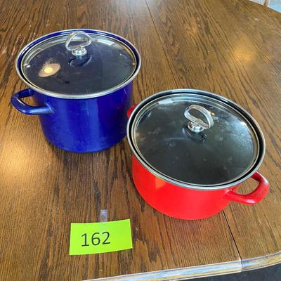 Lot of 2 stock pots