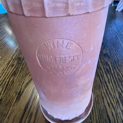 Terra Cotta Italian Wine cooler