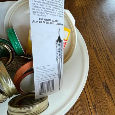 Lot of Canning supplies