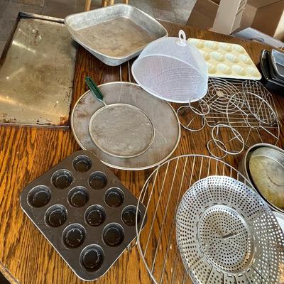 Large lot of Tin Bakeware