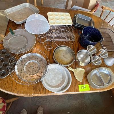 Large lot of Tin Bakeware