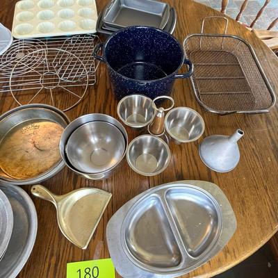 Large lot of Tin Bakeware