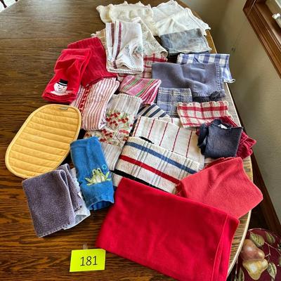 Assorted Tea Towels & other