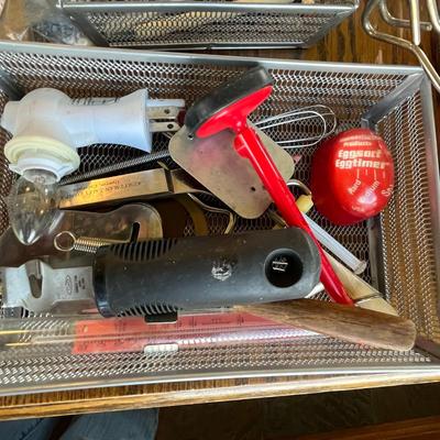 Trays of utensils