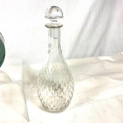 1444 Vintage Art Deco and Hand Blown Decanters