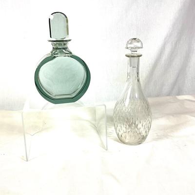1444 Vintage Art Deco and Hand Blown Decanters