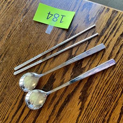 Chinese spoons & chop sticks