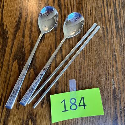 Chinese spoons & chop sticks