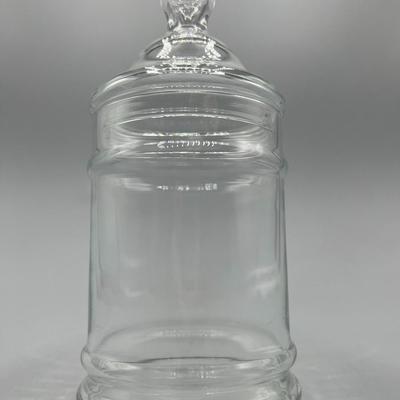 Clear Glass Apothecary Candy Store Buffet Bar Jar with Lid