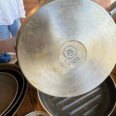 Large lot of skillets + Pots & pans