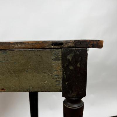 1433 Antique Hand Carved Demi-Lune Console Table