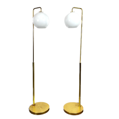 1434 Hudson & Canal Harrison Arc Floor Lamps
