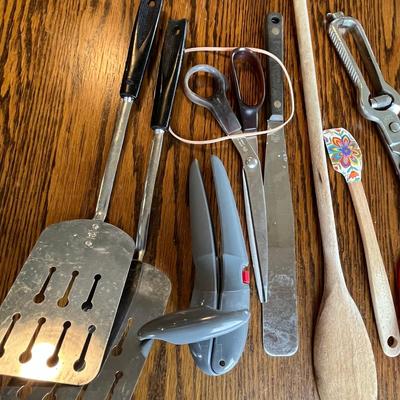 Lot of utensils.