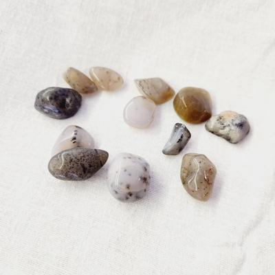 DENDRITIC AGATE TUMBLED