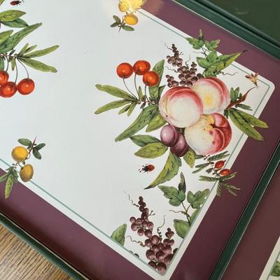 Met Museum gift shop Fruit Placemats.