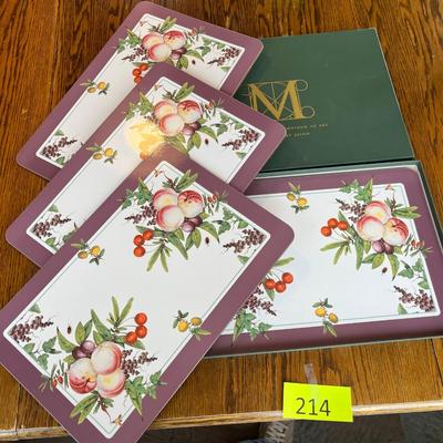 The Met Museum Gift shop Place mats