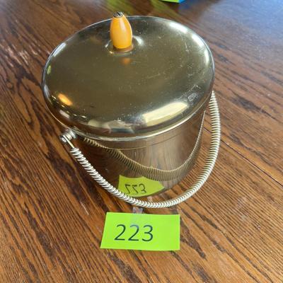 Vintage Brass Ice Bucket