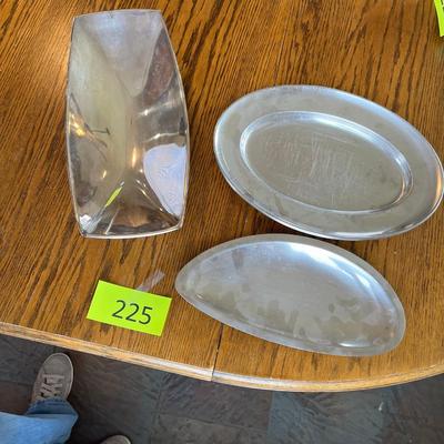 Lot of Silver Plate trays